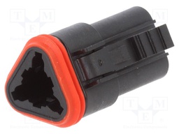Connector: automotive; ML-XT; plug; female; Size: 16; PIN: 3; IP69K