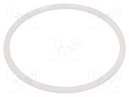 Gasket; polyetylene; D: 2mm; Øint: 63mm; Øout: 73.8mm; M63