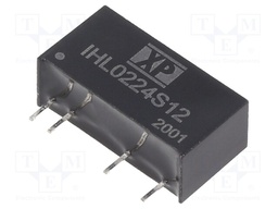 Isolated Board Mount DC/DC Converter, ITE, 1 Output, 2 W, 12 V, 167 mA