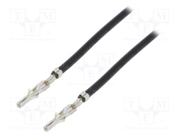 Contact; male; 18AWG; Standard .093"; tinned; 0.15m