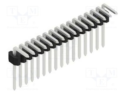 Connector: pin strips; pin header; male; PIN: 16; 1.27mm; THT; 1x16