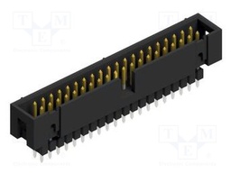 Connector: pin strips; pin header; male; PIN: 40; 2.54mm; THT; 2x20