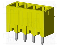 Connector: pluggable terminal block; socket; male; on PCBs