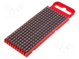 Markers for cables and wires; Label symbol: 1; 2÷2.8mm; brown