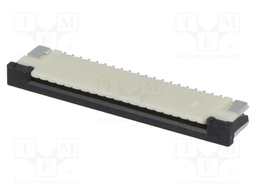 Connector: FFC (FPC); horizontal; PIN: 20; ZIF,top contacts; SMT