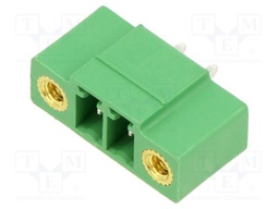 PCB headers, nominal cross section: 1.5 mm?, color: green, n