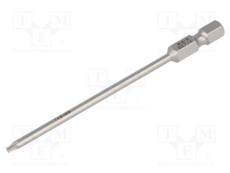 Screwdriver bit; Torx®; TX08; Overall len: 89mm