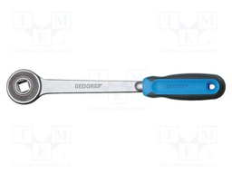 Rattle; socket spanner; square; 1/2"; Plating: nickel