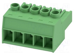 PCB connector, nominal cross section: 6 mm2, color: green, n