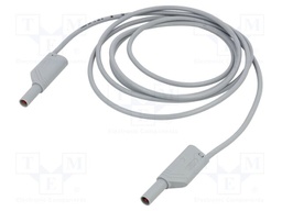 Test lead; 32A; banana plug with axial socket 4mm,both sides