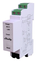 Shelly Pro 3EM DIN-liistule paigaldatav kolmefaasiline energiaarvesti