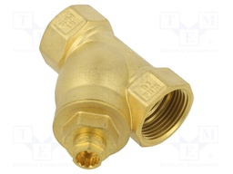 Y-strainer; max.16bar; brass; Filter: magnetic,mesh; 400um; 5000Gs