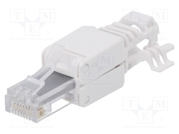 Plug; RJ45; Cat: 6a; unshielded; Layout: 8p8c; 5÷6.5mm; 22AWG÷24AWG