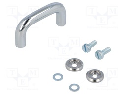 Handle; Mat: chromium plated steel; chromium plated; H: 19mm
