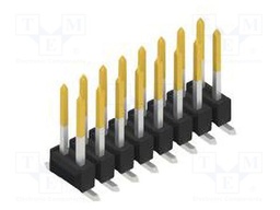 Connector: pin strips; pin header; male; PIN: 16; 2.54mm; SMT; 2x8