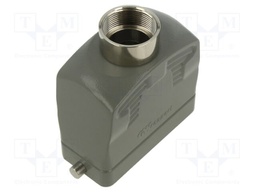 Enclosure for connectors: HDC; size 16B; for cable; for latch