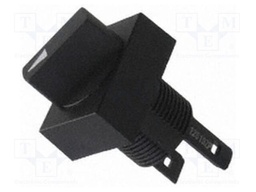 Switch: rotary; 16mm; Stabl.pos: 2; black; IP65; Pos: 2; -10÷55°C