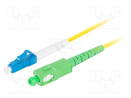 Fiber patch cord; LC/UPC,SC/APC; 1m; Optical fiber: 9/125um; LSZH