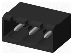 Connector: pluggable terminal block; socket; male; on PCBs