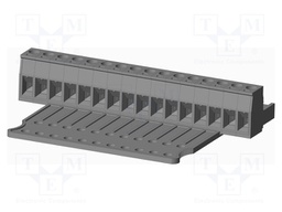 Connector: pluggable terminal block; plug; female; straight; grey