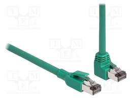Patch cord; SF/UTP; Cat: 6; RJ45 plug,RJ45 up angled plug; 3m; PUR