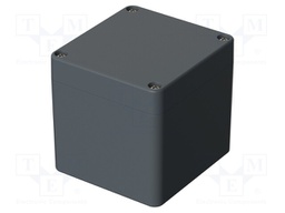 Enclosure: multipurpose; X: 75mm; Y: 80mm; Z: 75.5mm; polyester; grey