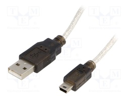 Hub USB; USB 1.1,USB 2.0; black; Number of ports: 4; 480Mbps; 0.4m