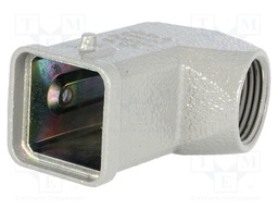 Enclosure: for Han connectors; Han; size 3A; for cable; for latch