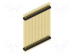 Connector: pin strips; pin header; male; PIN: 36; 2.54mm; THT; 2x18