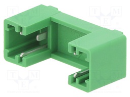 Fuse holder; cylindrical fuses; THT; 5x20mm; -30÷85°C; 6.3A; green
