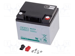 Re-battery: acid-lead; 12V; 45Ah; AGM; maintenance-free