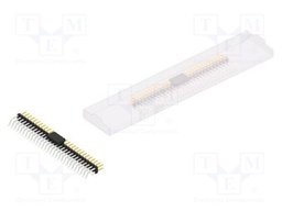 Connector: pin strips; pin header; male; PIN: 58; 2mm; SMT; 2x29