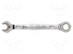 Wrench; inch,combination spanner,with ratchet; steel; 212mm