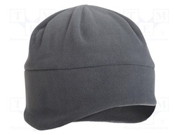 Cap; grey; polyester polar; Size: 57-61; 240g/m2