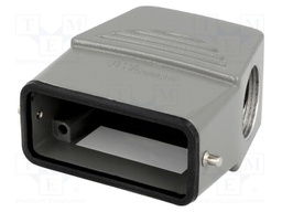 Enclosure: for HDC connectors; size 10A; for cable; for latch