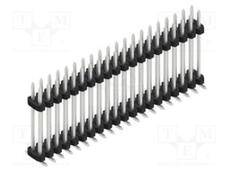 Connector: pin strips; pin header; male; PIN: 40; 2mm; SMT; 2x20