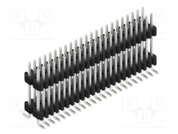 Connector: pin strips; pin header; male; PIN: 46; 1.27mm; SMT; 2x23