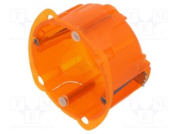 Enclosure: junction box; X: 72mm; Y: 72mm; Ø: 67mm; Z: 40mm; plastic