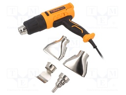 Electric hot shrink gun; 1.8kW; 250÷500l/min; Plug: EU; 230VAC
