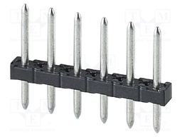 Pin strip, nominal cross section: 0.5 mm?, color: black, nom