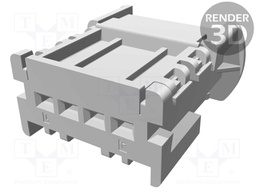 Connector: wire-wire; MX150; plug; female; 22AWG÷14AWG; PIN: 4