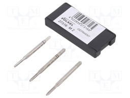 Tap; HSS-G; M2; 0.4; 36mm; Pcs: 3; Conform to: DIN 352; 2,1mm