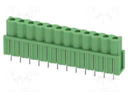 PCB headers, nominal cross section: 2.5 mm?, color: green, n