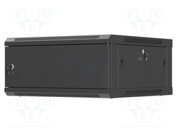 Enclosure: rack cabinet; Standard: 19"; 4U; black; Z: 600mm; X: 600mm