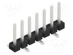 Connector: pin strips; pin header; male; PIN: 7; 2.54mm; SMT; 1x7