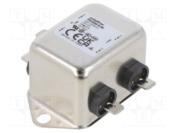 Filter: anti-interference; one-phase; 250VAC; Cx: 150nF; Cy: 4.7nF