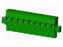 Connector: pluggable terminal block; plug; female; angled 90°