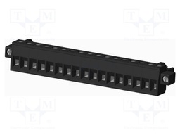 Connector: pluggable terminal block; plug; female; straight; 300V
