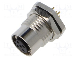 Connector: M12; socket; male; straight; PIN: 5; 60V; 2A; IP67
