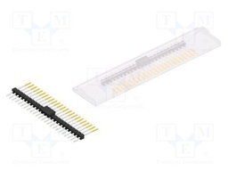Connector: pin strips; pin header; male; PIN: 24; 2.54mm; SMT; 1x24